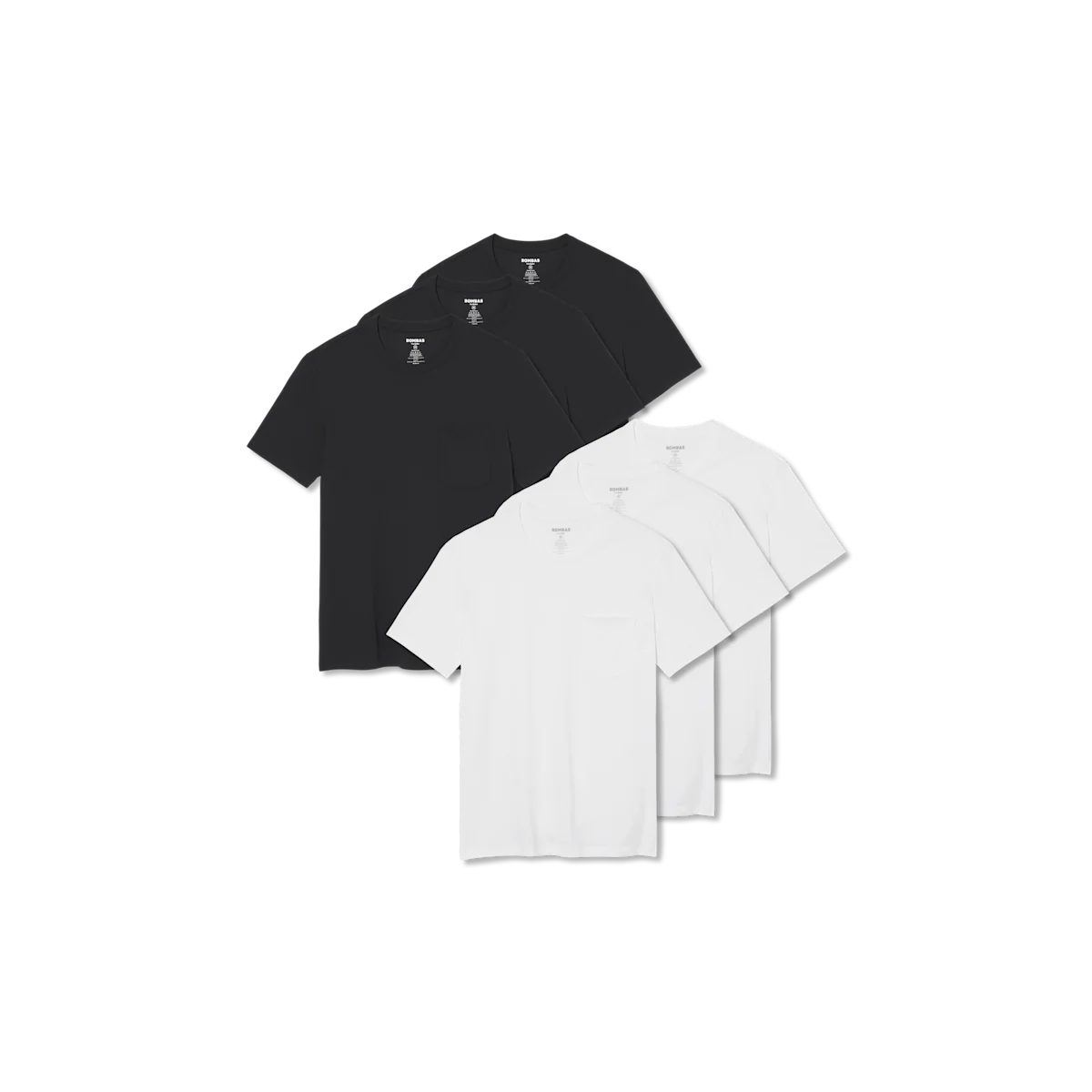 Men's Pima Cotton Pocket Crew Neck T-Shirt 6-Pack