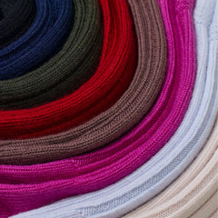 Women's Merino Cashmere Blend Rib Calf Socks
