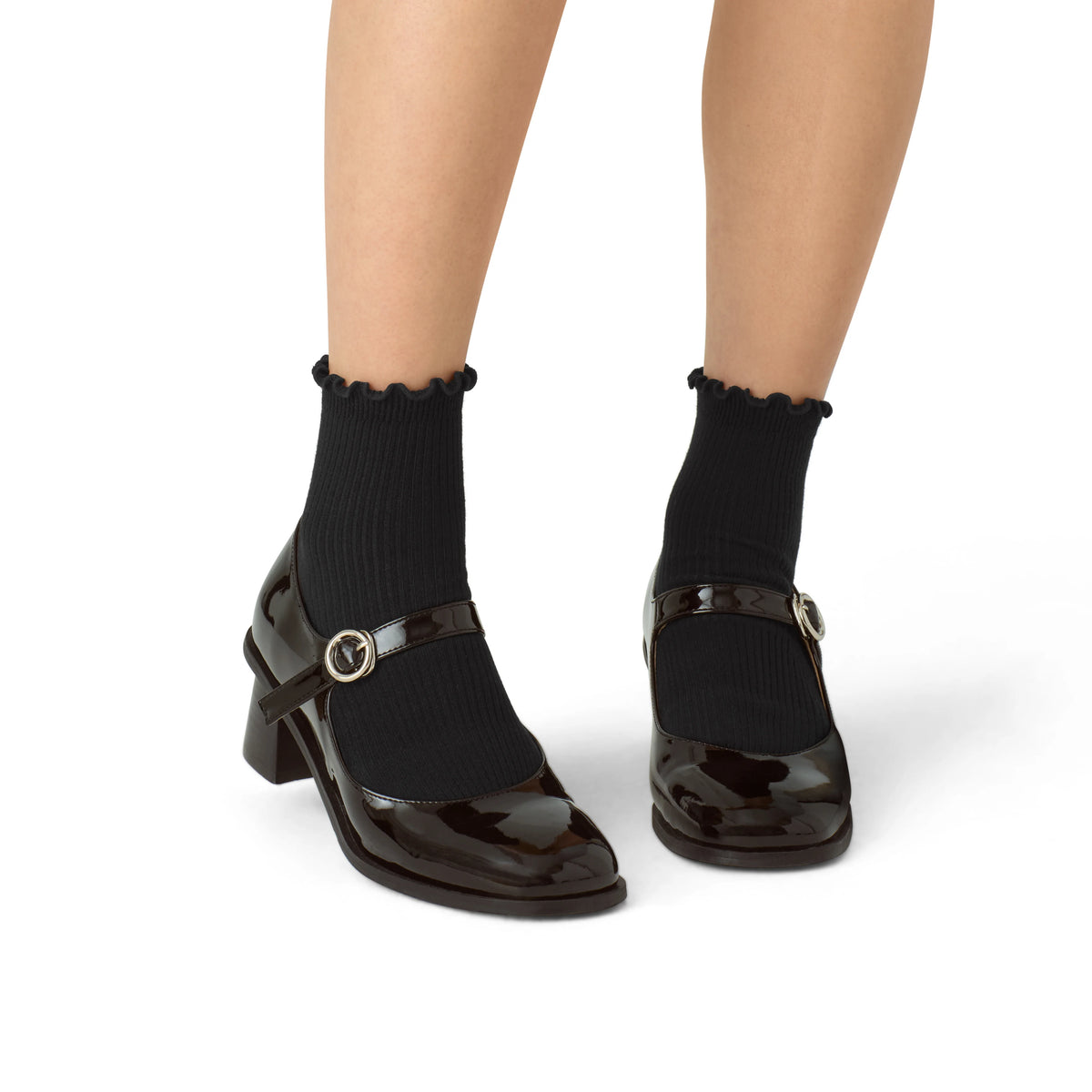 Women's Ruffle Rib Quarter Sock 4-Pack