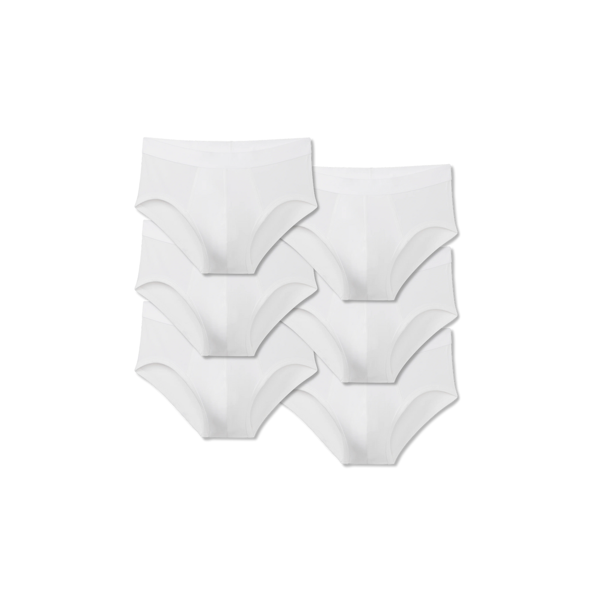 Men's Cotton Modal Blend Flyless Brief 6-Pack