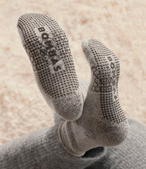 Men’s Roll-Top Merino Blend Gripper House Sock