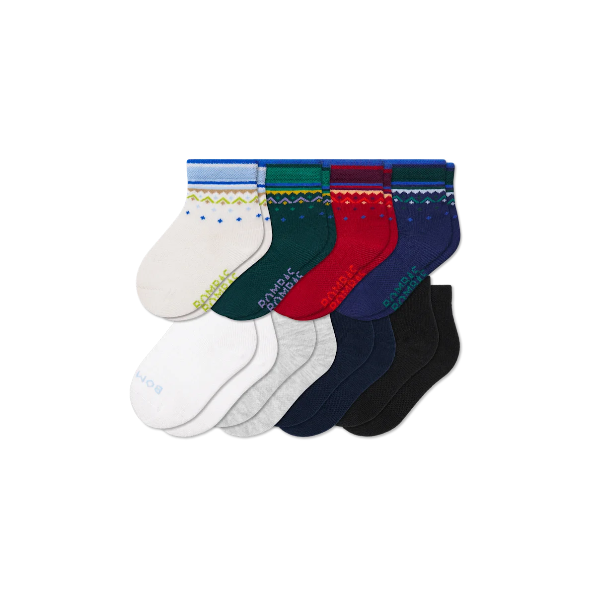 Toddler Lightweight Calf Sock 8-Pack