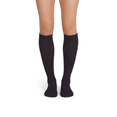 Women's Merino Wool Blend Everyday Compression Knee High Socks (15-20mmHg)