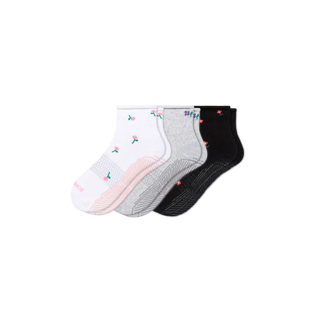 Women's Studio Gripper Quarter Sock 3-Pack
