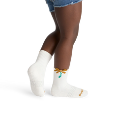 Junior Seaside Gripper Calf Sock 4-Pack