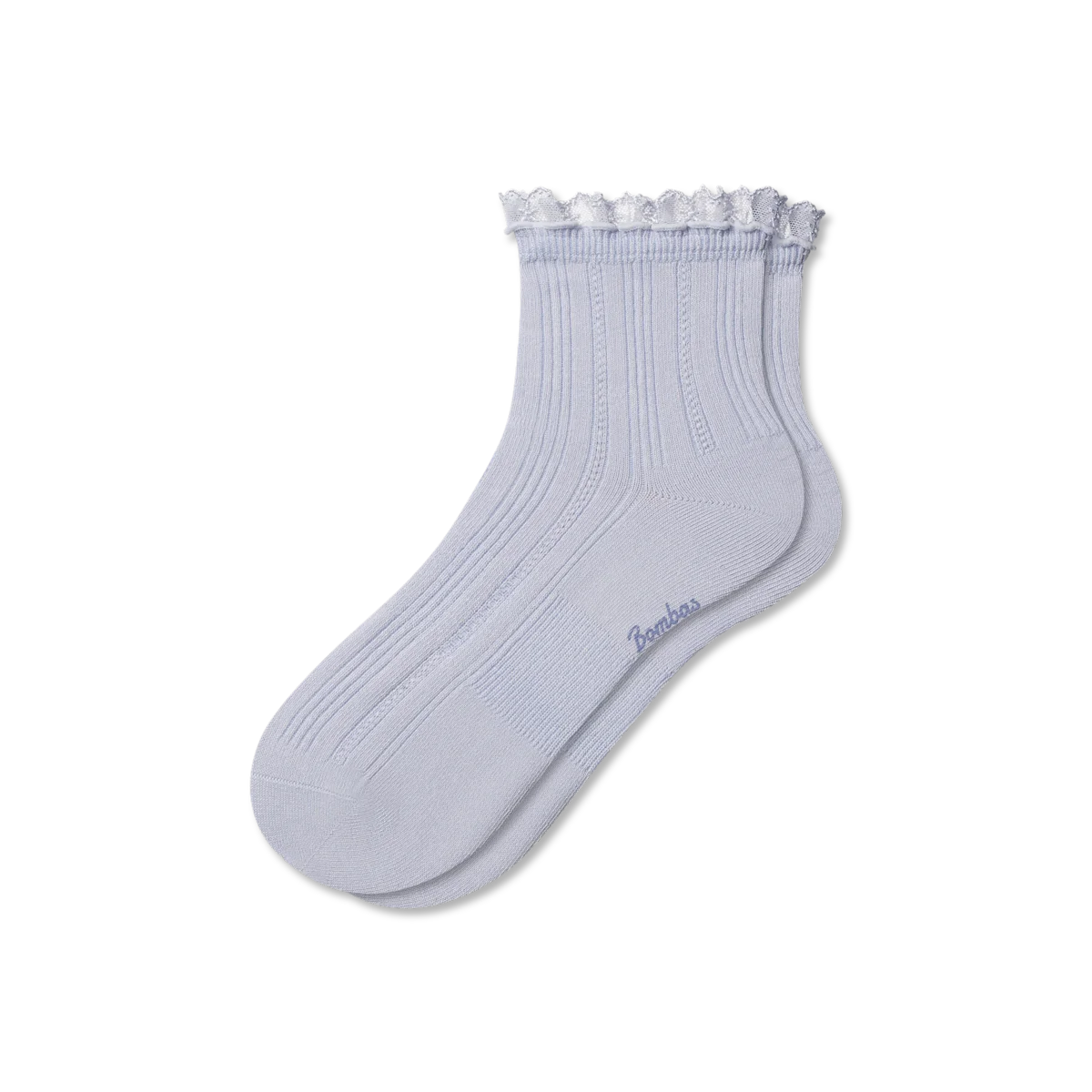 Women's Ruffle Lace Quarter Socks