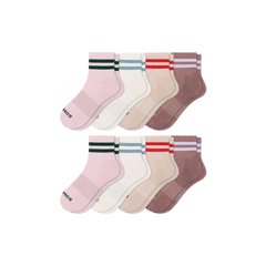 Women's Vintage Stripes Quarter Sock 8-Pack