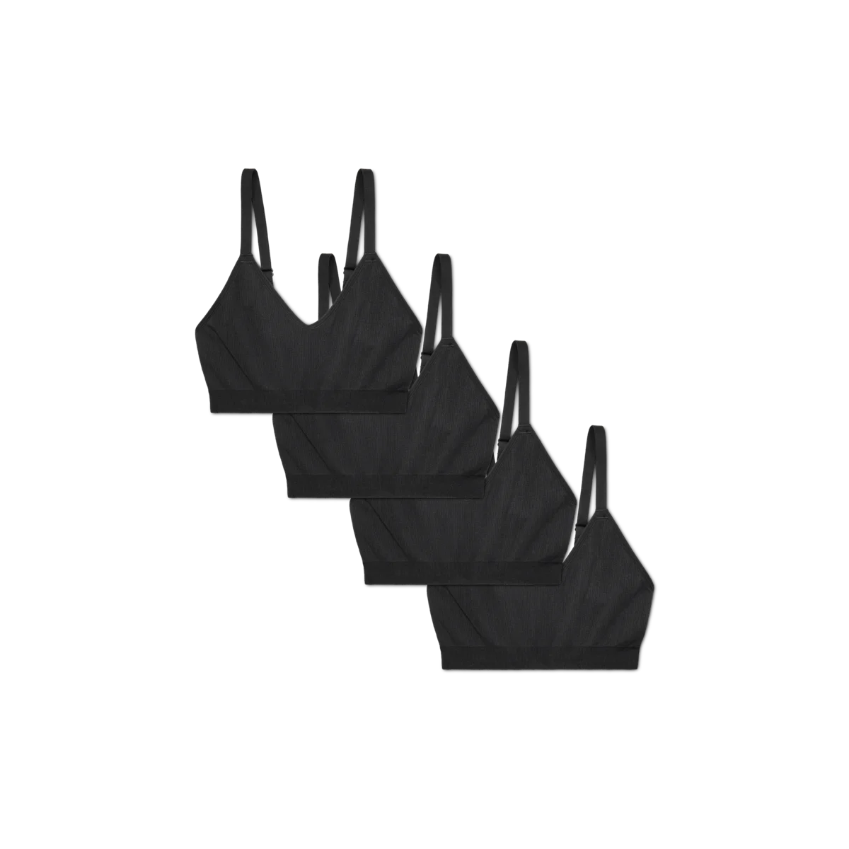 Women's Seamless Scoop Bralette 4-Pack