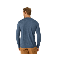 Men's Merino Wool Blend Crew Neck Long Sleeve T-Shirt