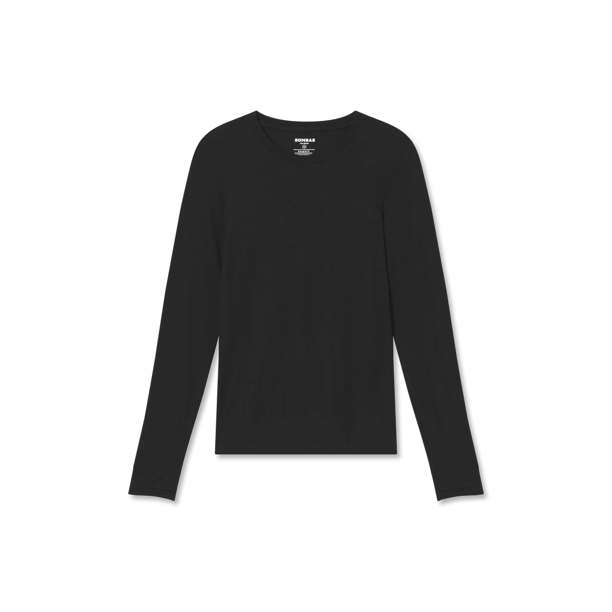 Women's Merino Wool Blend Crew Neck Long Sleeve T-Shirt