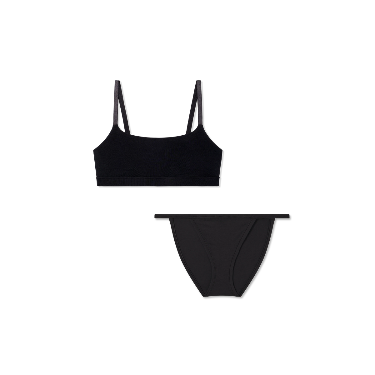 Women’s Super Soft Scoop Bralette + String Bikini Pack
