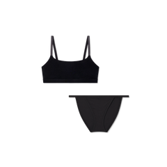 Women’s Super Soft Scoop Bralette + String Bikini Pack