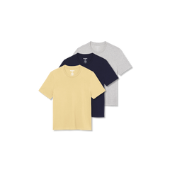 Women's Pima Cotton Crew Neck T-Shirt 3-Pack
