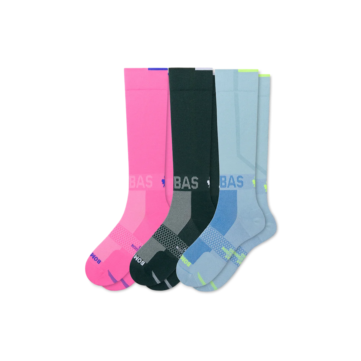 Women's Sport Compression Knee High Sock 3-Pack (20-30mmHg)