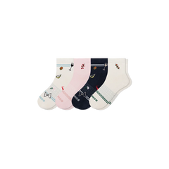 Women's Dinner Party Quarter Sock 4-Pack