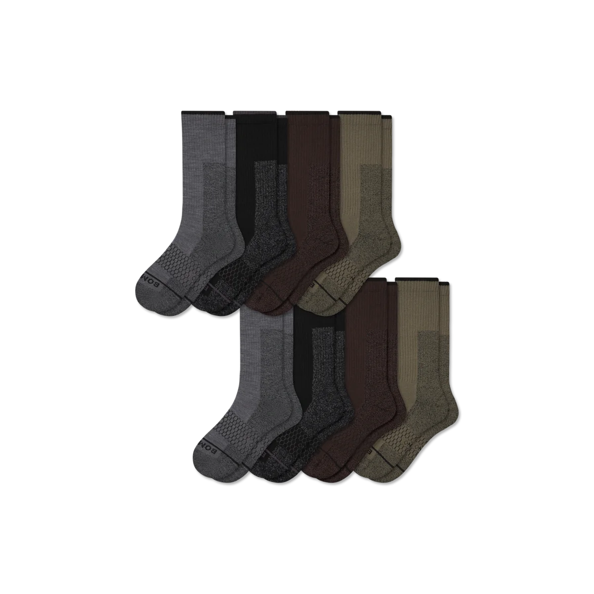 Women's Ultra Strong Merino Blend Calf Sock 8-Pack