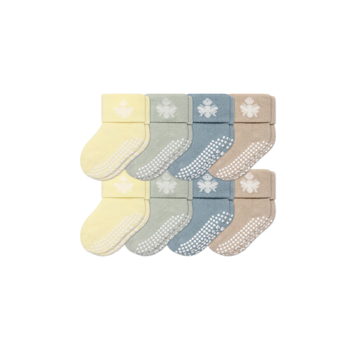 Baby Gripper Sock 8-Pack (6-12 Months)