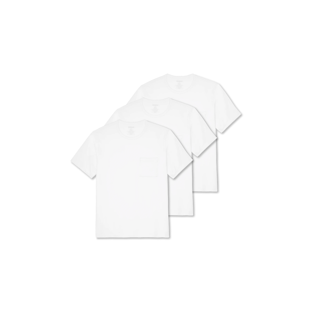 Men’s Premium Weight Pocket Crew Neck T-Shirt 3-Pack