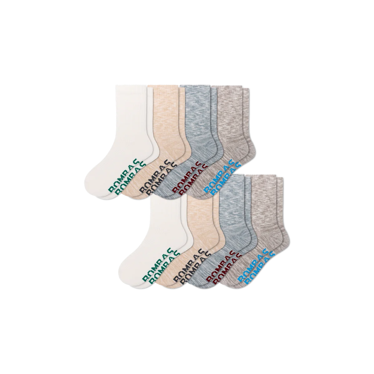 Women's Summer Ragg Half Calf Sock 8-Pack