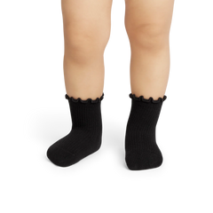 Toddler Ruffle Rib Calf Sock 4-Pack