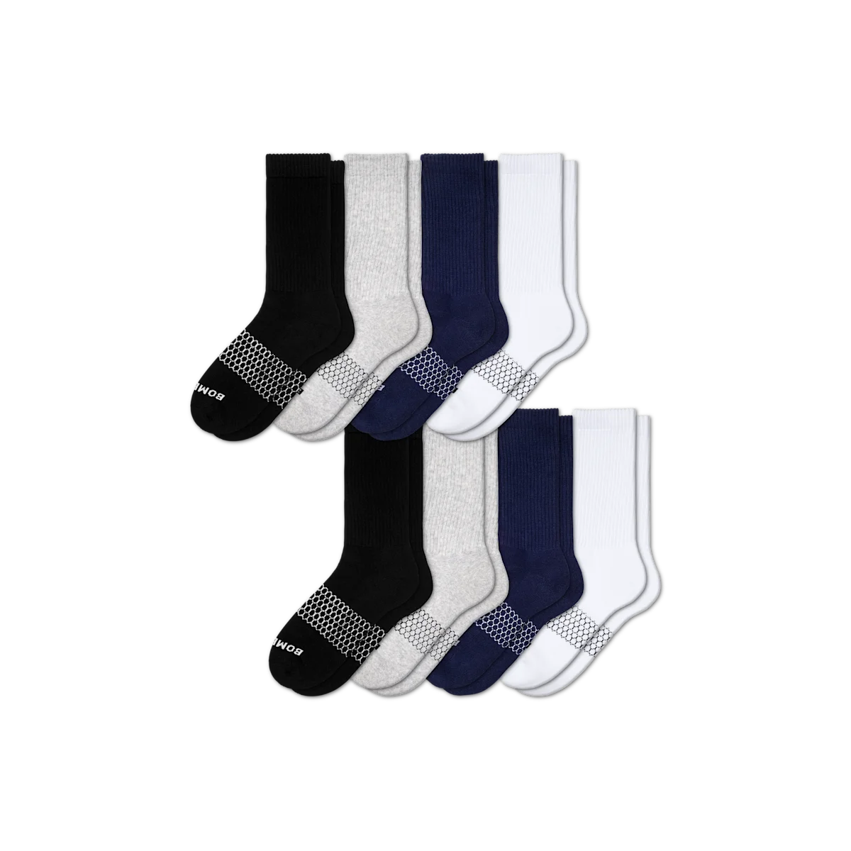 Women's Solids Calf Sock 8-Pack