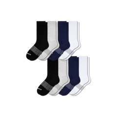 Women's Solids Calf Sock 8-Pack