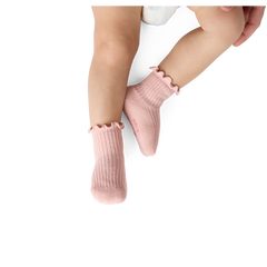 Baby Ruffle Rib Calf Sock 8-Pack (0-6 Months)