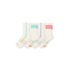 Pride Half Calf Sock 4-Pack
