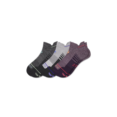 Women's Merino Wool Blend Run Ankle Sock 3-Pack
