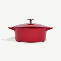 Round Enameled Cast Iron Dutch Oven