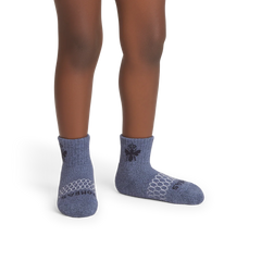 Toddler Marl Gripper Calf Sock 4-Pack