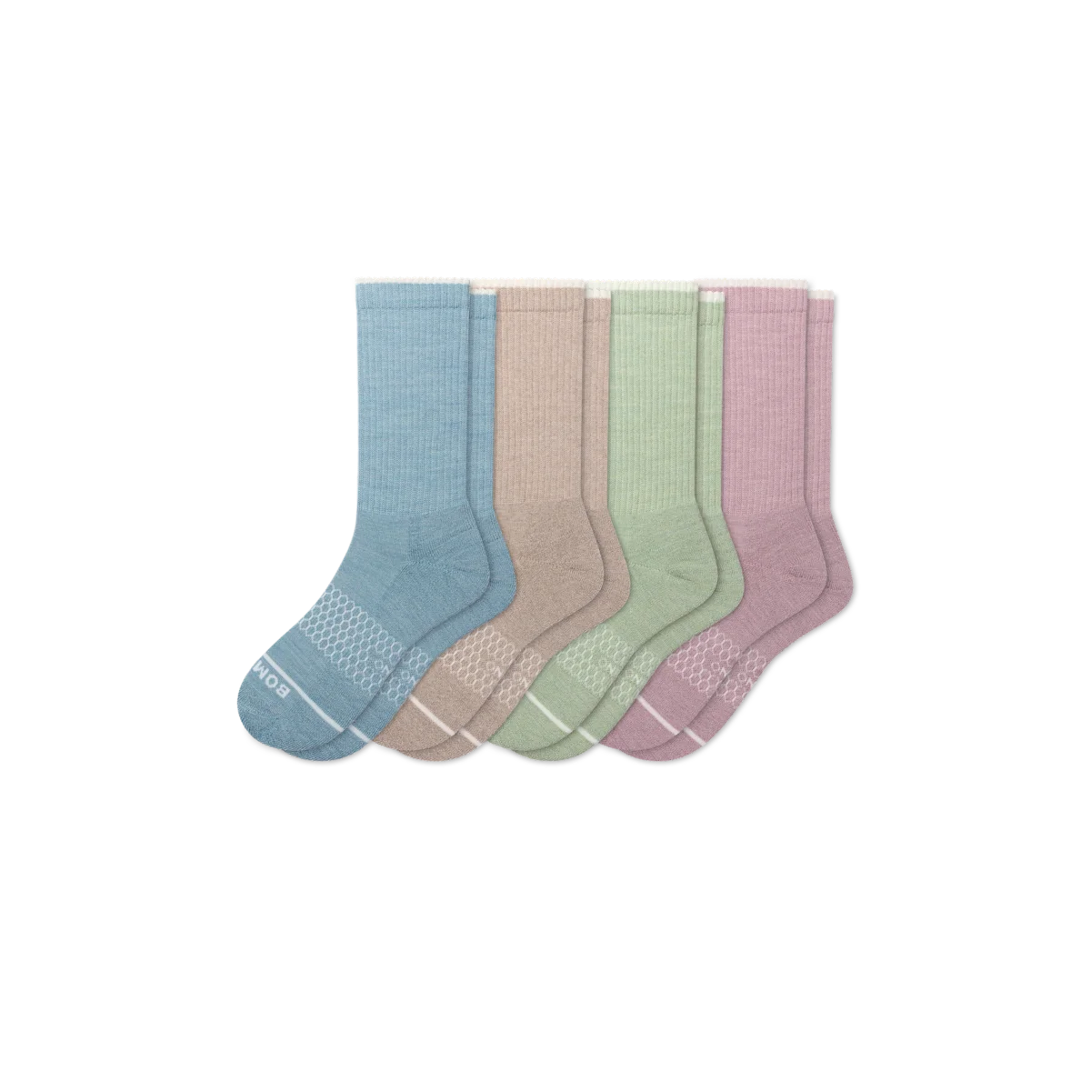 Women's Merino Wool Blend Calf Sock 4-Pack