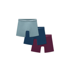 Men's Soft Flex Boxer Brief 6" 3-Pack