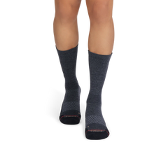 Men's Merino Wool Blend Run Calf Sock 6-Pack