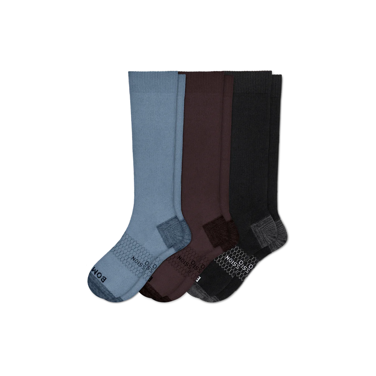 Men's Medical Grade Compression Knee High Sock 3-Pack (20-30mmHg)
