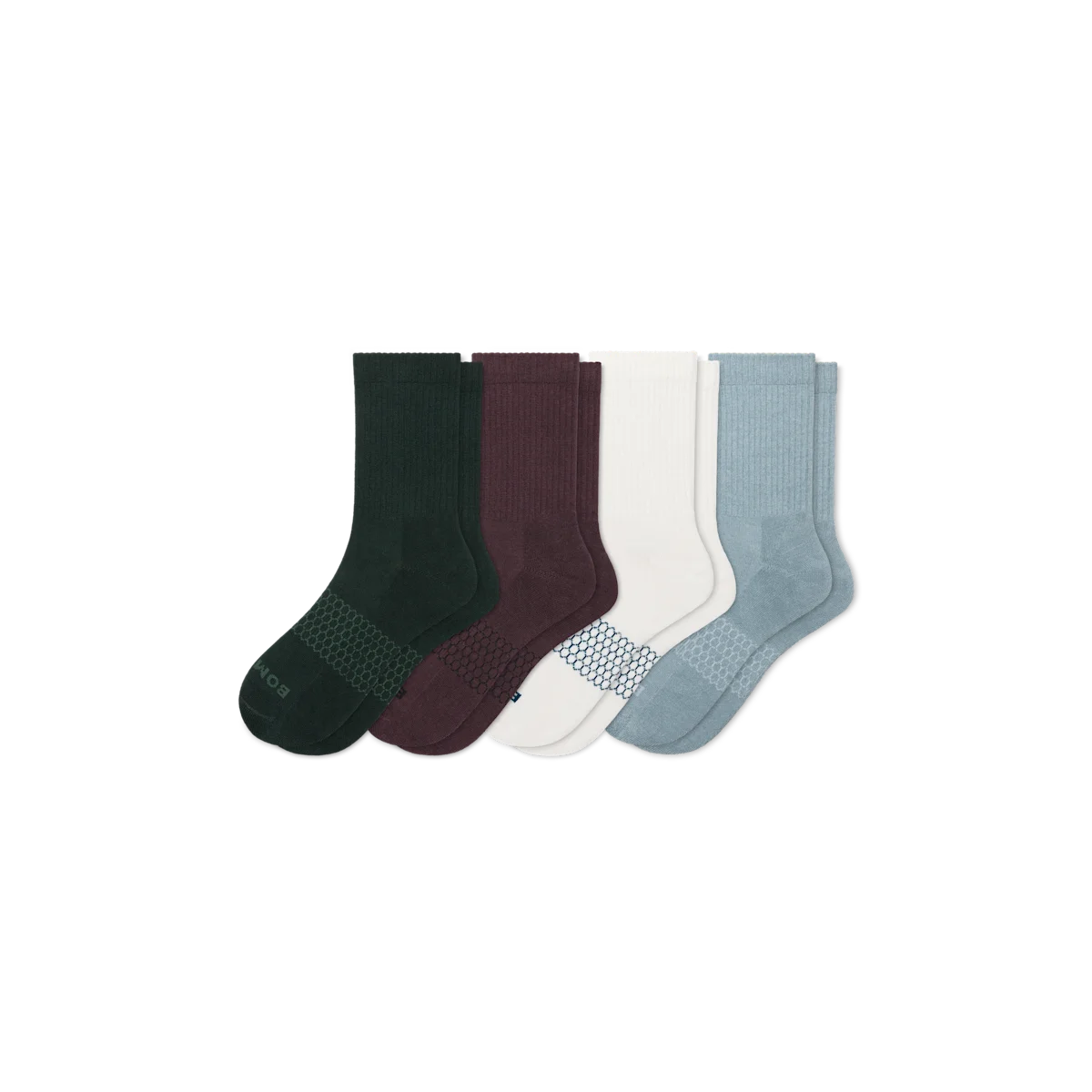 Men's Solids Half Calf Sock 4-Pack