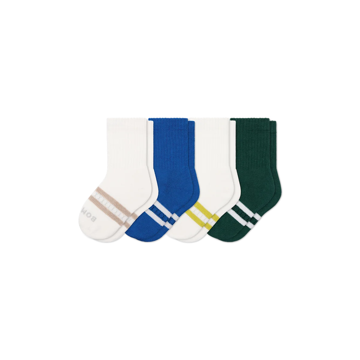 Junior Solids Calf Sock 4-Pack