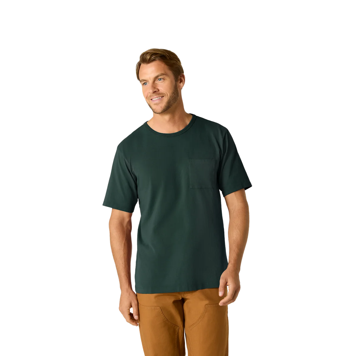 Men’s Premium Weight Pocket Crew Neck T-Shirt