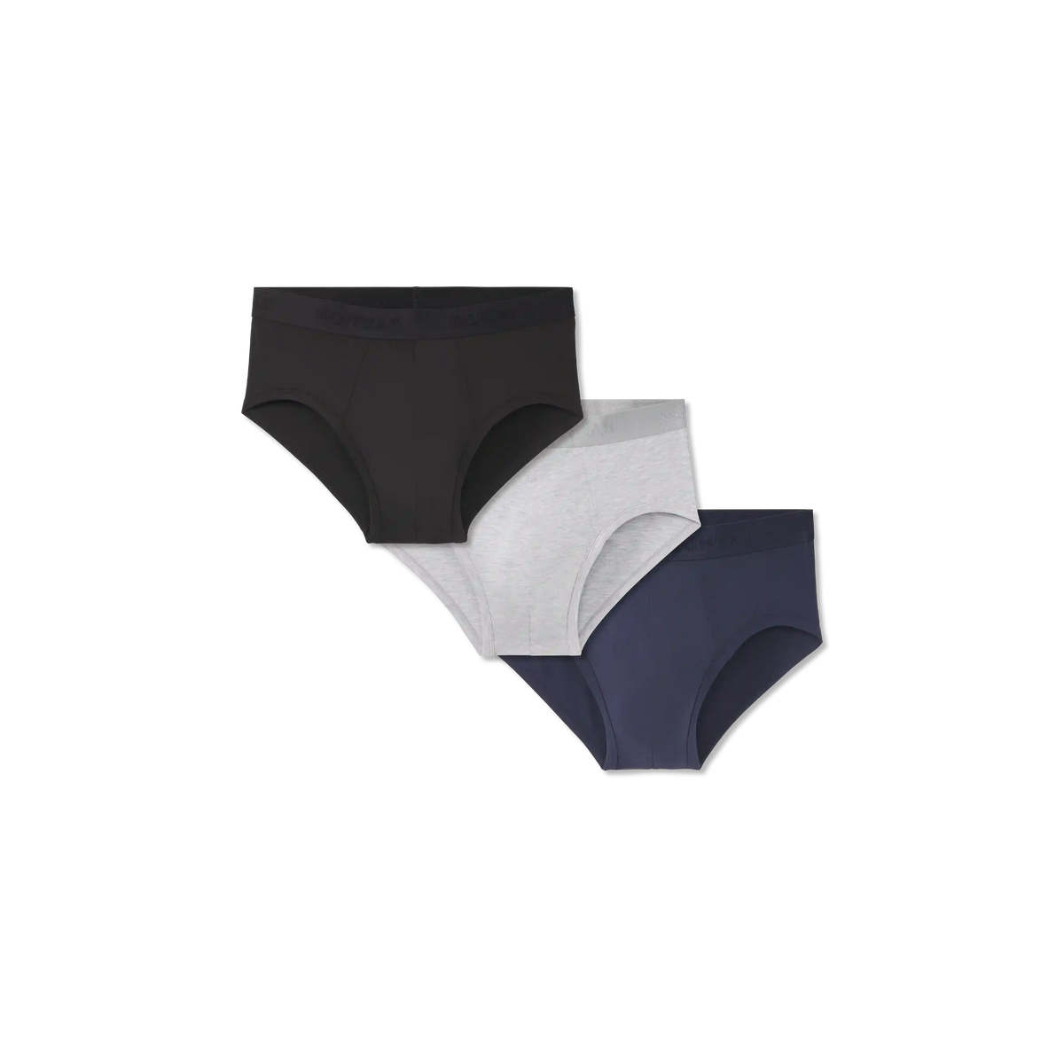 Men's Cotton Modal Blend Flyless Brief 3-Pack